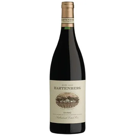 Hartenberg Shiraz From Stellenbosch, Showcasing Rich South African Flavors.