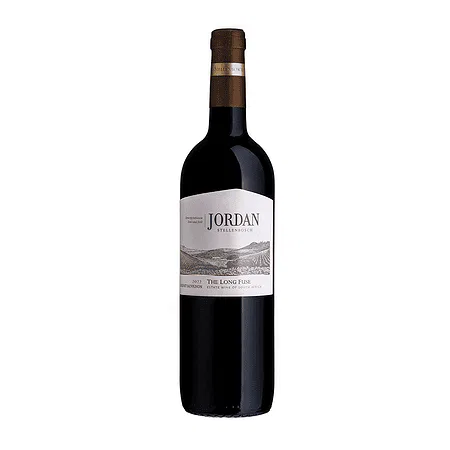 Jordan The Long Fuse Cabernet Sauvignon 2023-2021 Bottle , Highlighting Stellenbosch Red Wine Heritage And Vineyards
