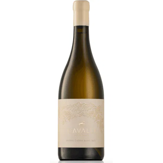 Cavalli Reserve Chenin Blanc 2022 bottle showcasing Stellenbosch elegance.