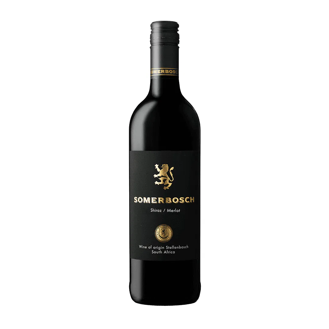 Somerbosch Shiraz/Merlot Wine Bottle From Stellenbosch, South Africa.