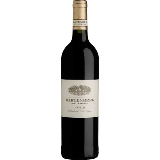 Hartenberg Merlot from Stellenbosch, showcasing premium South African wine.