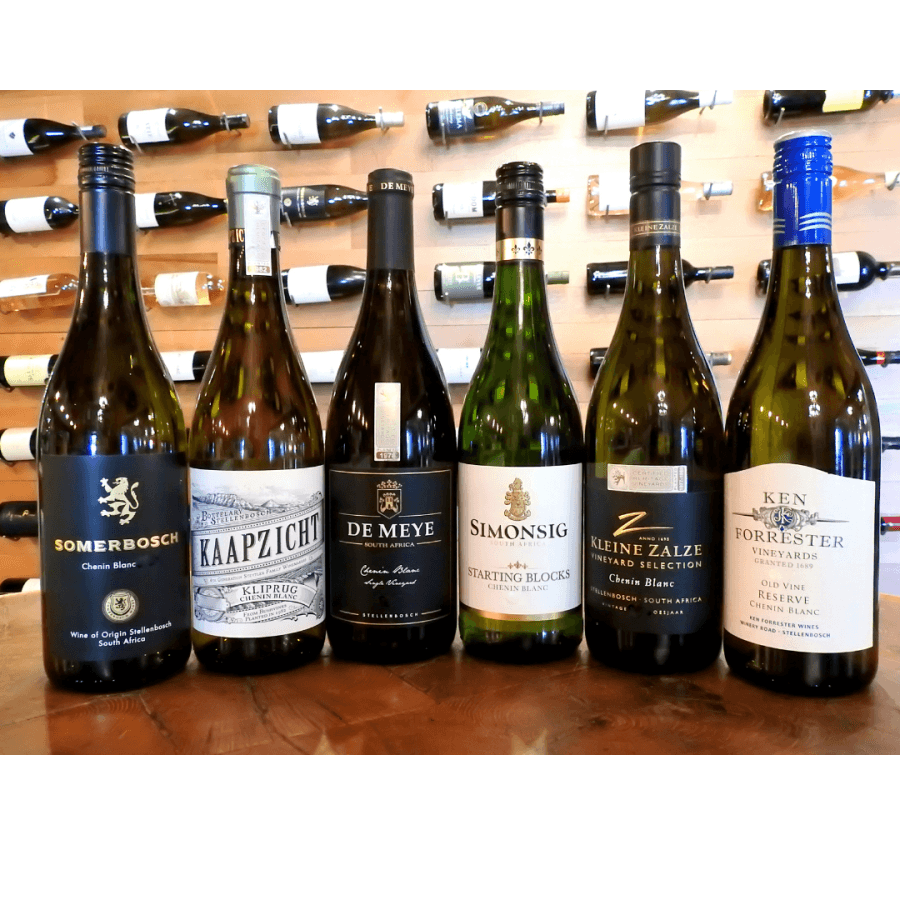 Chenin Blanc Mixed Case: Six bottles of South African Chenin Blanc wine