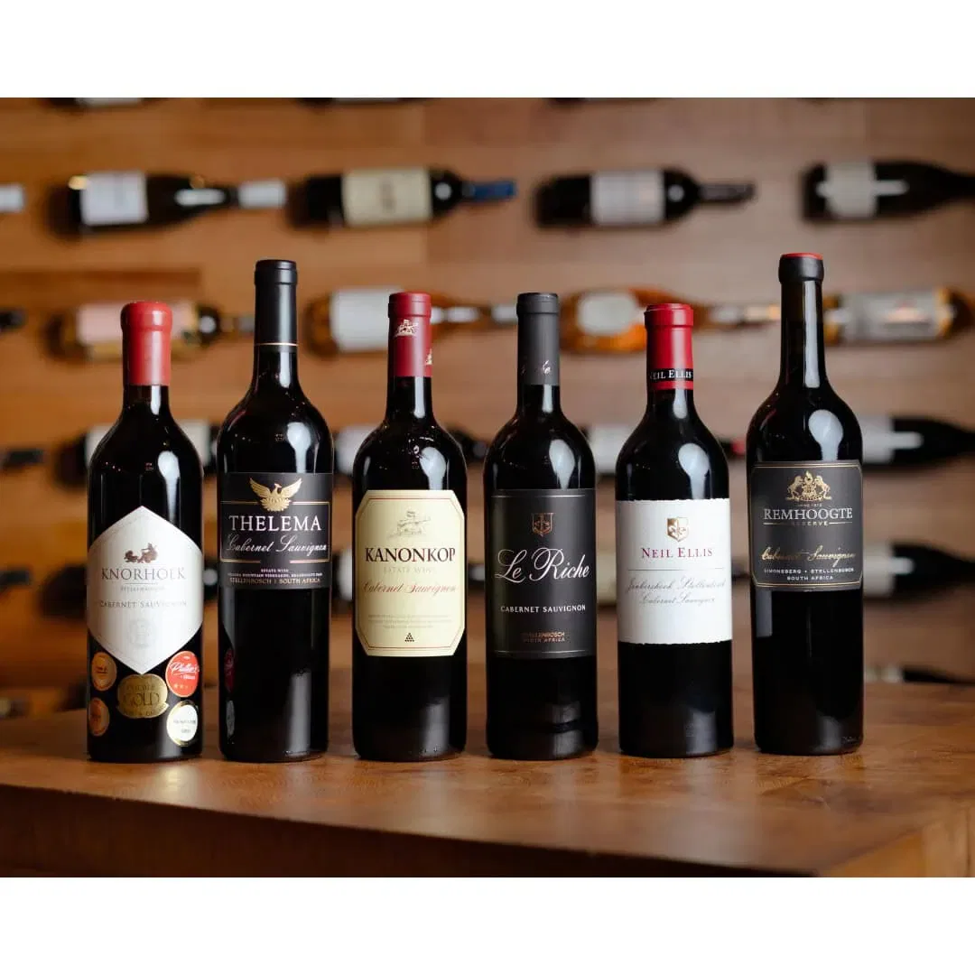 Assorted South African Cabernet Sauvignon Wines From Stellenbosch.