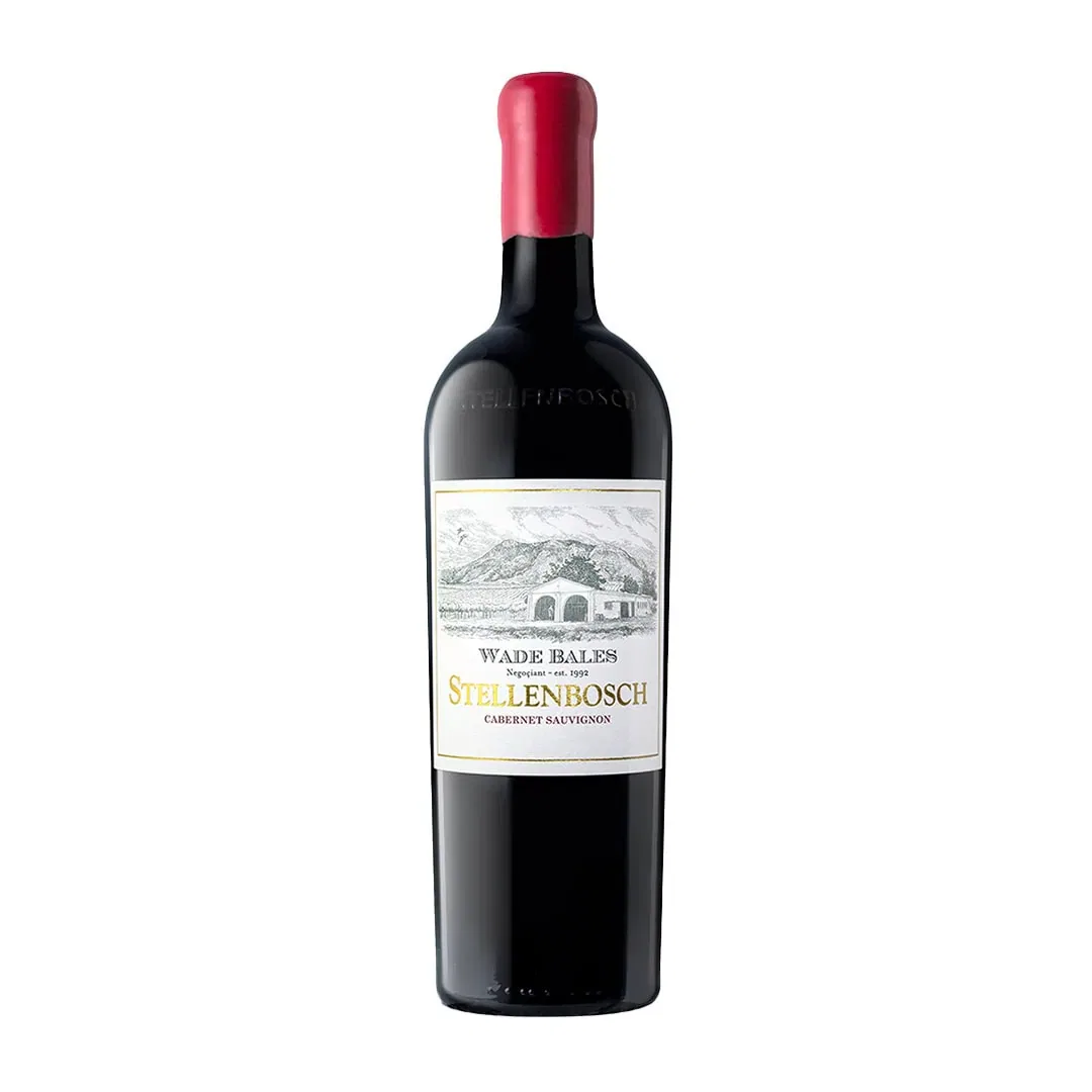 Stellenbosch Cabernet Sauvignon By Wade Bales, Showcasing South African Wine Heritage.