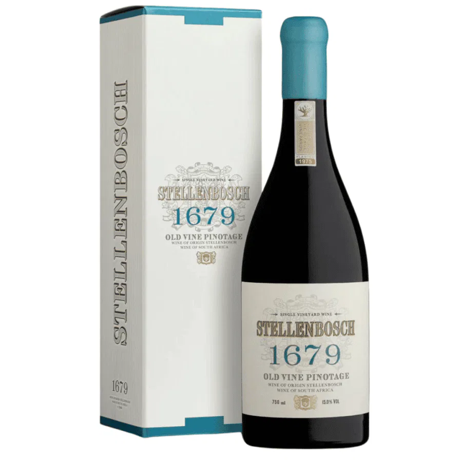A bottle of Old Vine Pinotage