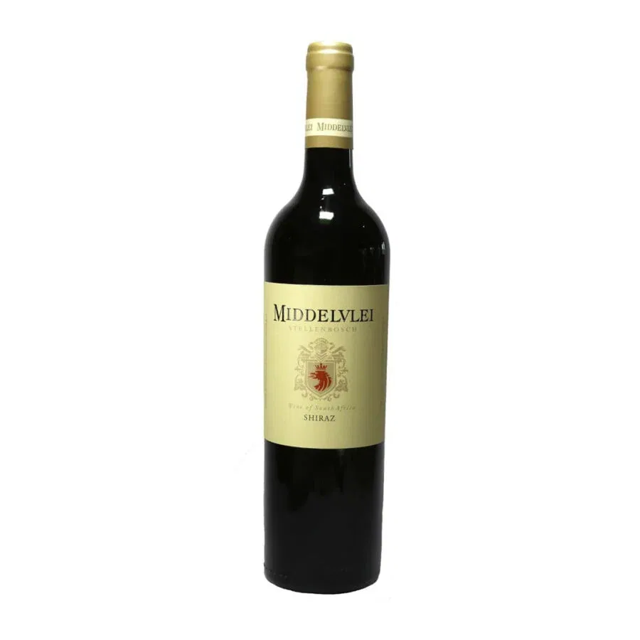 Middelvlei Shiraz from Stellenbosch, showcasing rich South African wine heritage.