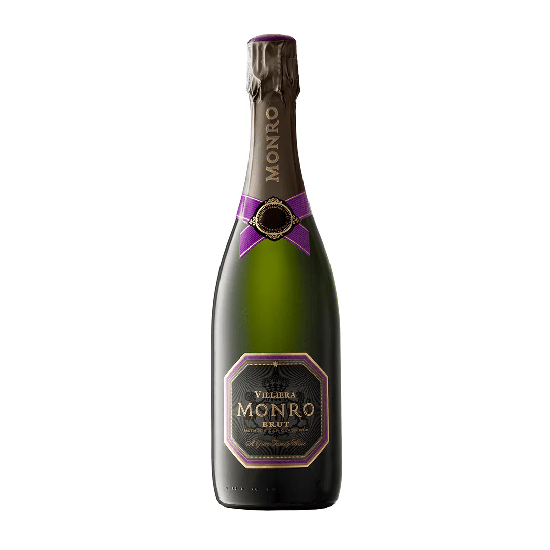 Bottle Of Villiera Monro Brut 2020 With Rich Mousse, Chardonnay Finesse And Pinot Noir Depth.
