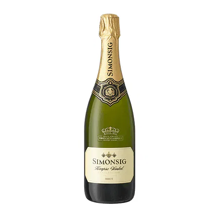 Simonsig Kaapse Vonkel Brut Sparkling Wine From Stellenbosch.