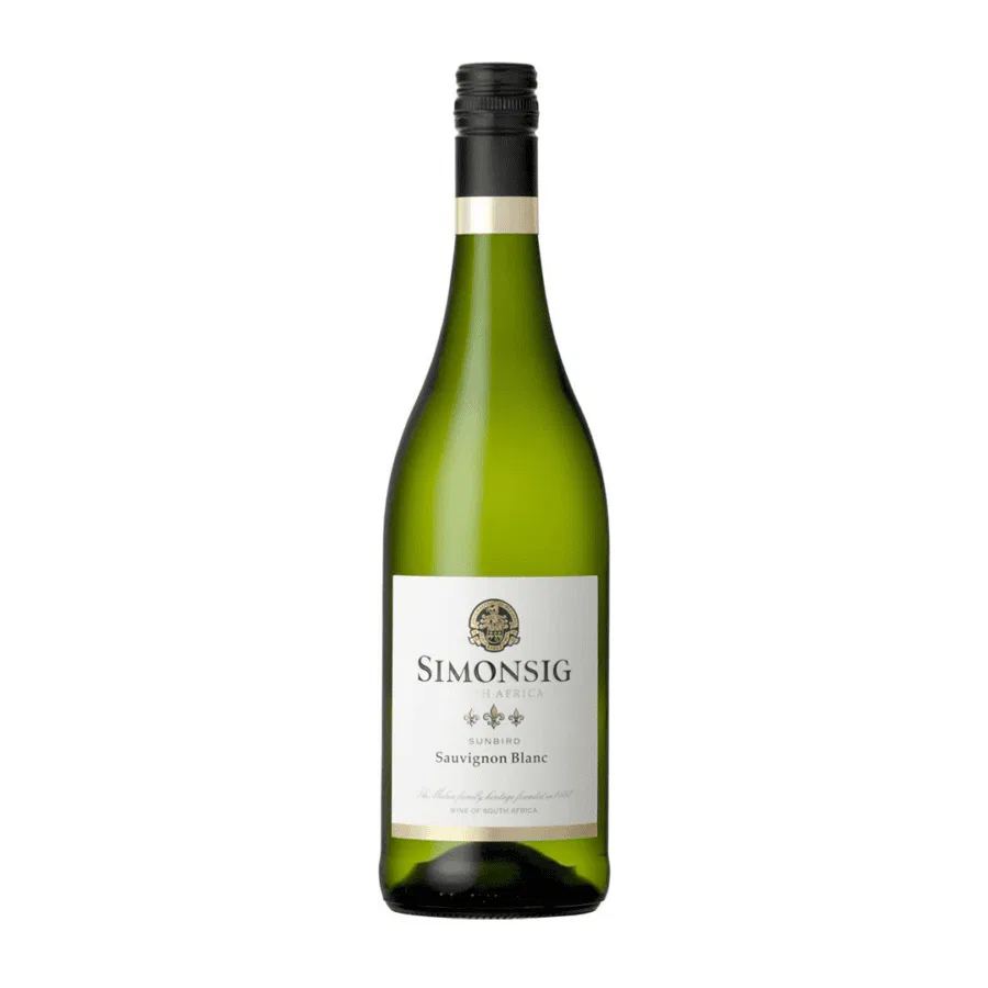 Sauvignon Blanc from Simonsig, showcasing Stellenbosch wine excellence.