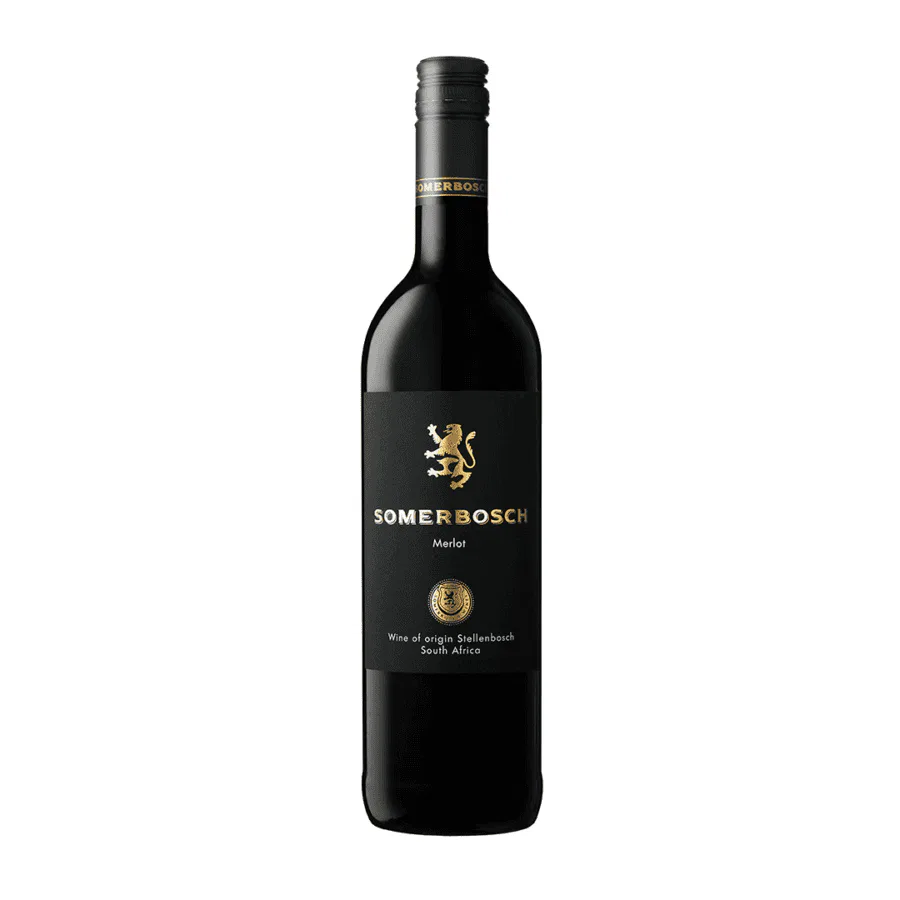 Somerbosch Merlot, a premium Stellenbosch wine from South Africa.