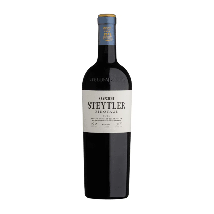 Kaapzicht Steytler Pinotage 2021 bottle from Stellenbosch Wine Emporium.