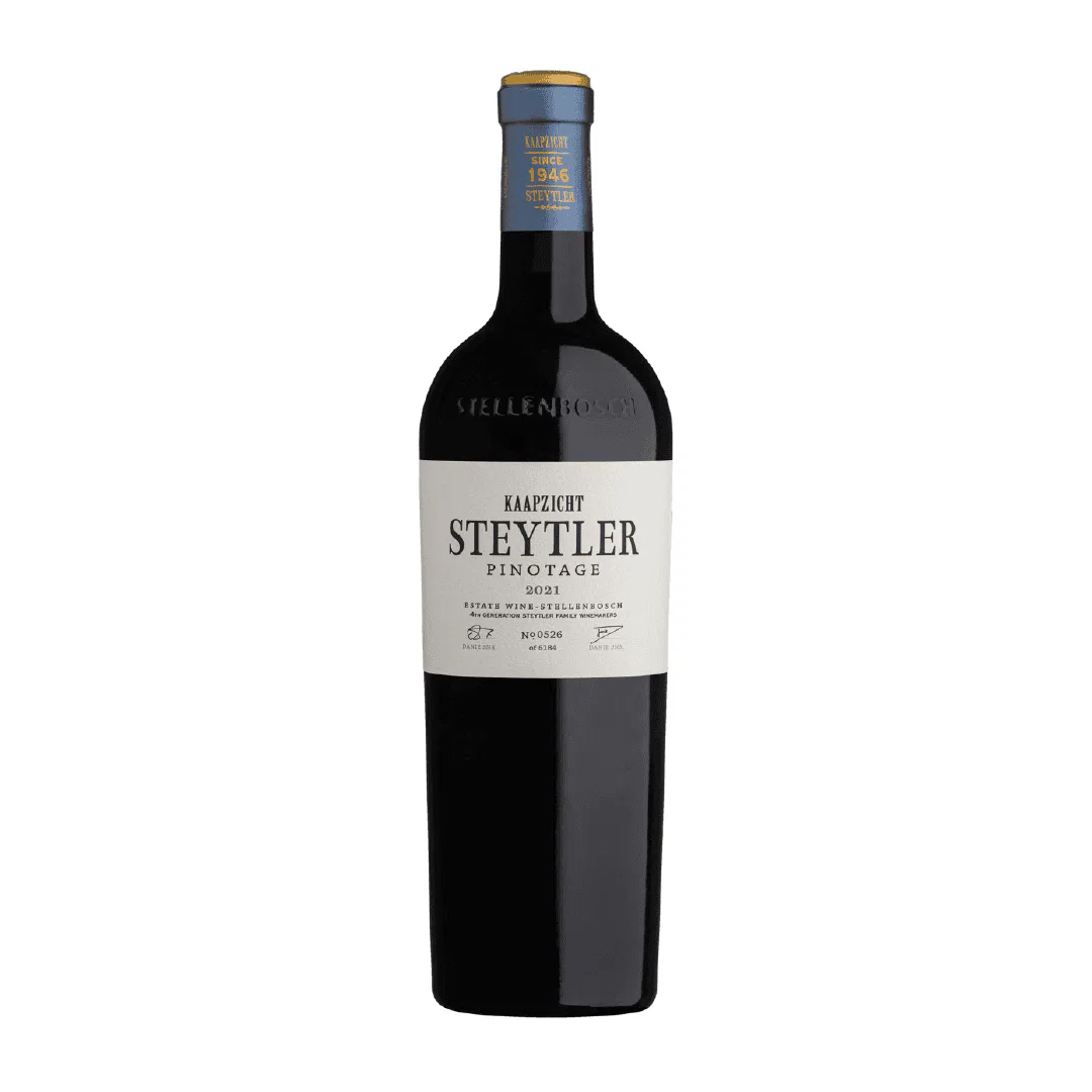 Kaapzicht Steytler Pinotage 2021 Bottle From Stellenbosch Wine Emporium.
