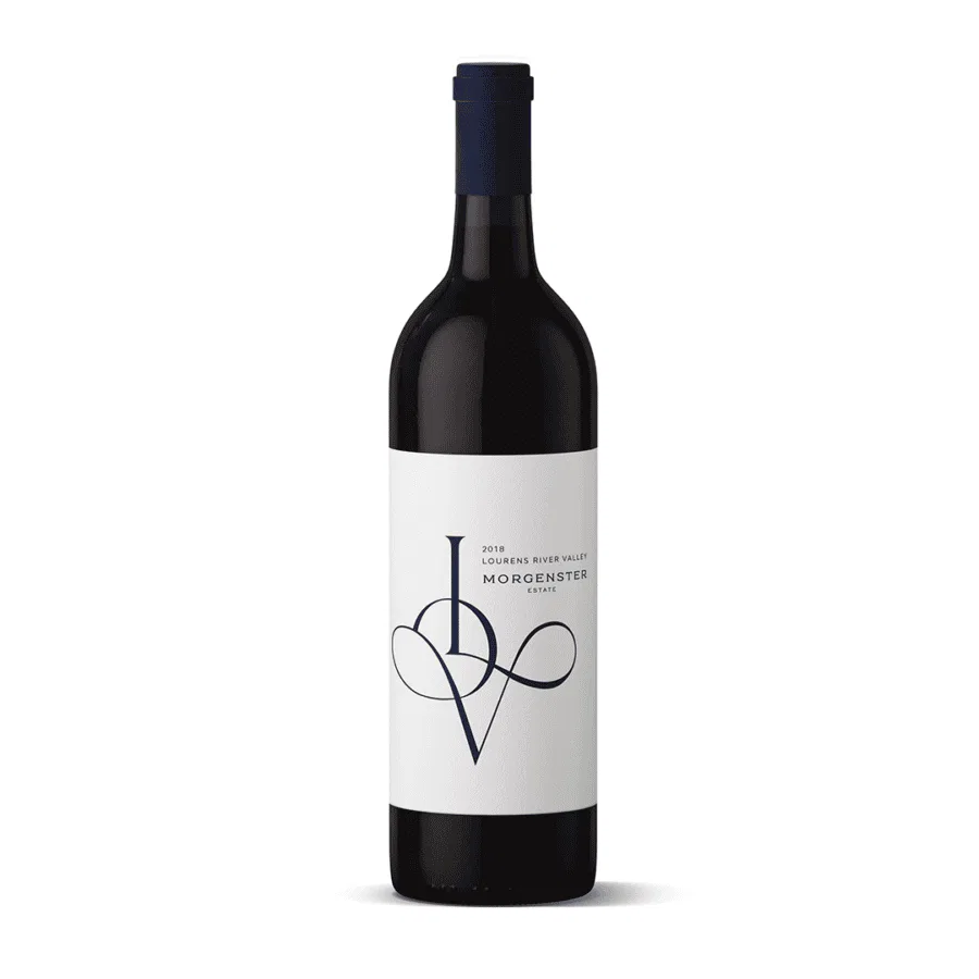 2018 Morgenster Estate red wine from Lourens River Valley, South Africa.