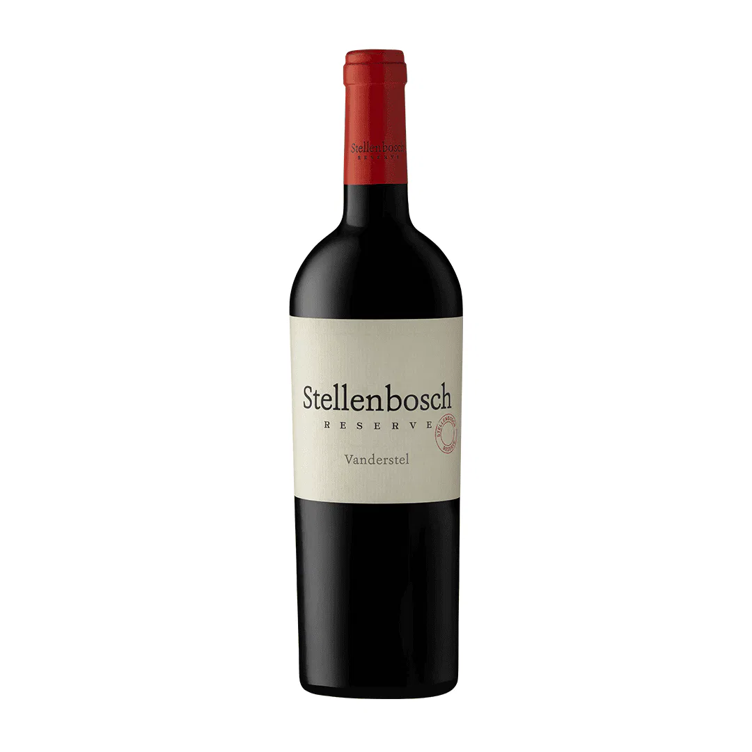 Stellenbosch Reserve Vanderstel Red Wine Bottle From South Africa.