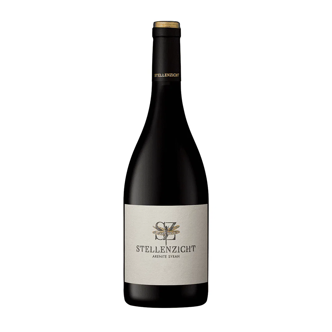 Stellenzicht Arenite Syrah Bottle Showcasing Premium Stellenbosch Wine.