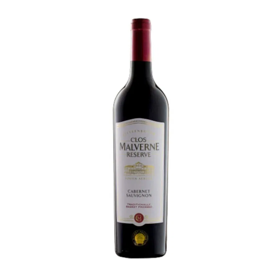 Clos Malverne Reserve Cabernet Sauvignon from Stellenbosch, South African wine.