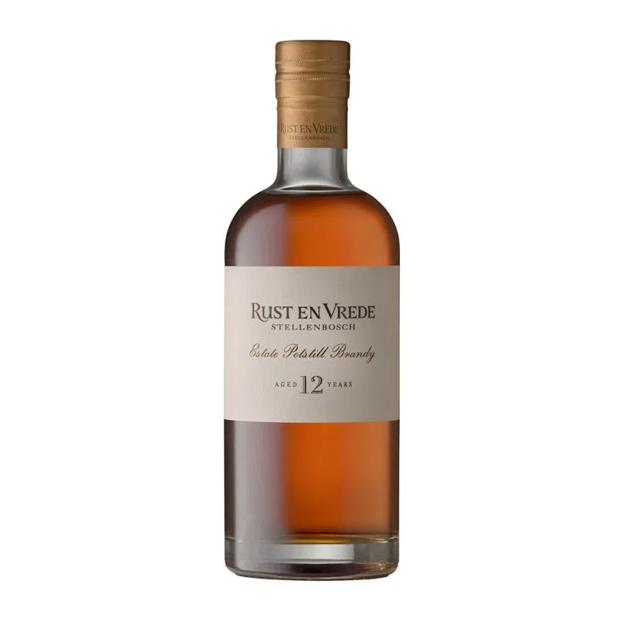 Rust en Vrede 12-Year-Old Estate Potstill Brandy from Stellenbosch.