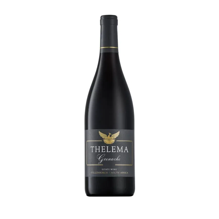 Thelema Grenache from Stellenbosch, South Africa, showcasing rich flavors.