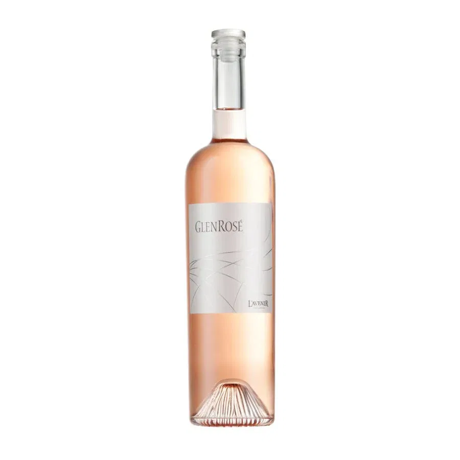 GlenRosé bottle showcasing a delicate South African rosé wine.
