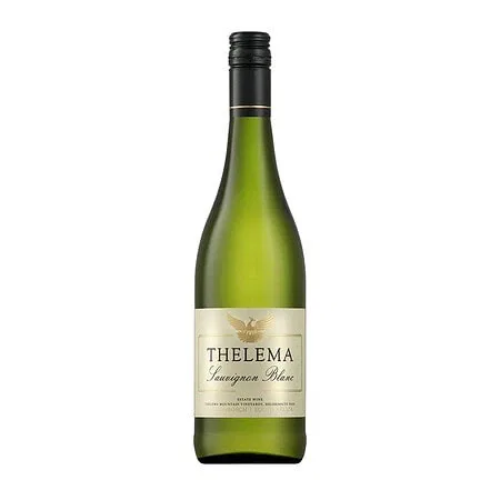Bottle Of Thelema Sauvignon Blanc 2025 Showing A Pale Golden White Wine With Bright Clarity And Fresh Elegant Appearance.