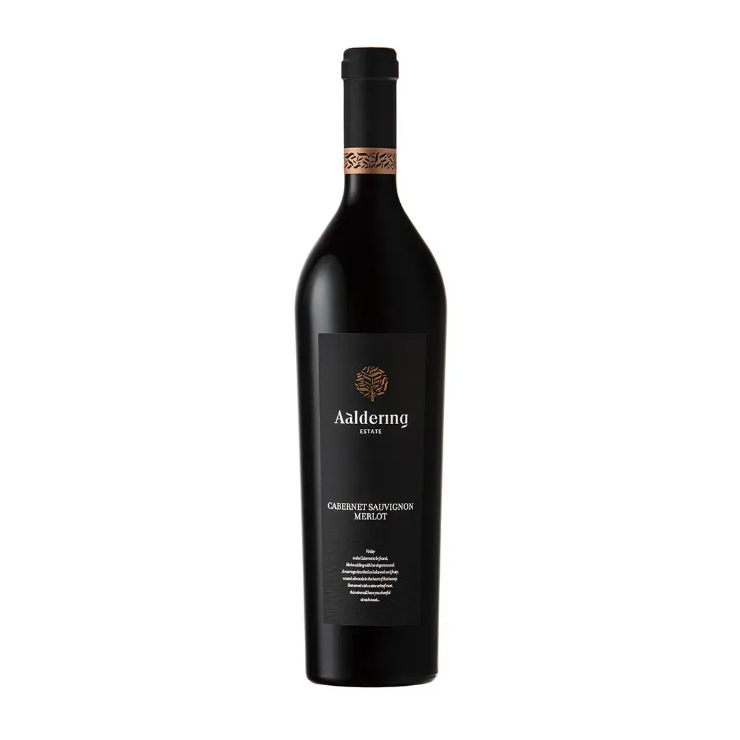Aaldering Estate Cabernet Sauvignon Merlot Bottle Design.