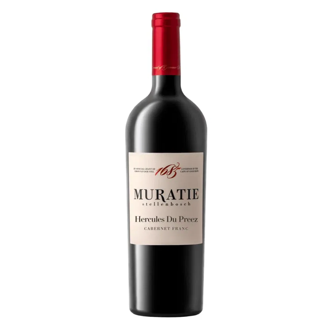 Muratie Hercules Du Preez Cabernet Franc 2022 1 Cabernet Franc From Muratie, Stellenbosch, Showcasing Rich Flavors.