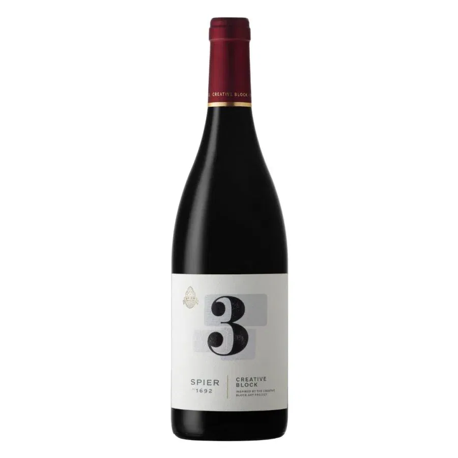 Spier Creative Block 3 red wine from Stellenbosch.
