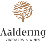 Aaldering Vineyards & Wines logo featuring a stylized tree design.