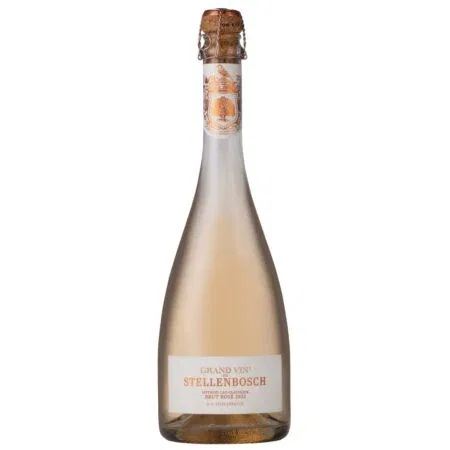 Brut Rosé Sparkling Wine From Stellenbosch, South Africa.