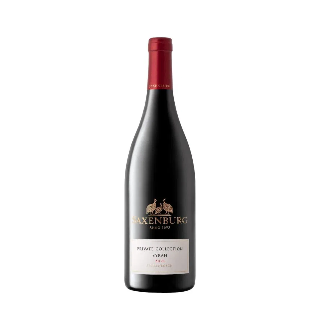Saxenburg Private Collection Syrah 2021 From Stellenbosch, South African Wine.