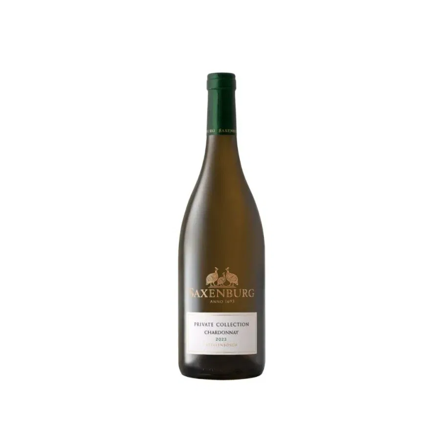 Saxenburg Private Collection 2023 Chardonnay from Stellenbosch, South Africa.