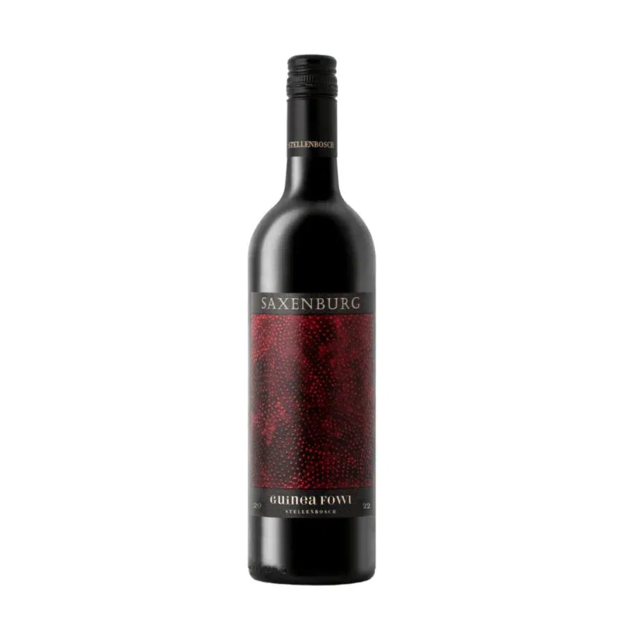 Saxenburg Guinea Fowl red wine from Stellenbosch, South African wine.
