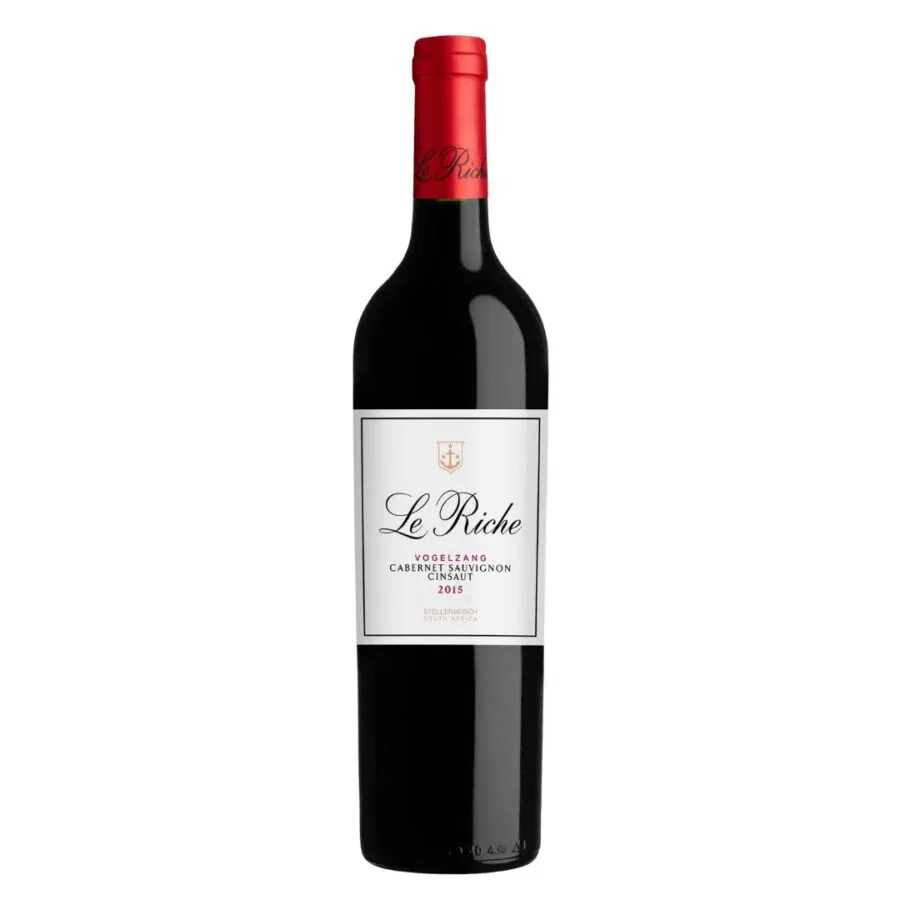 Le Riche Vogelsang Cabernet Sauvignon 2015 from Stellenbosch, South Africa.