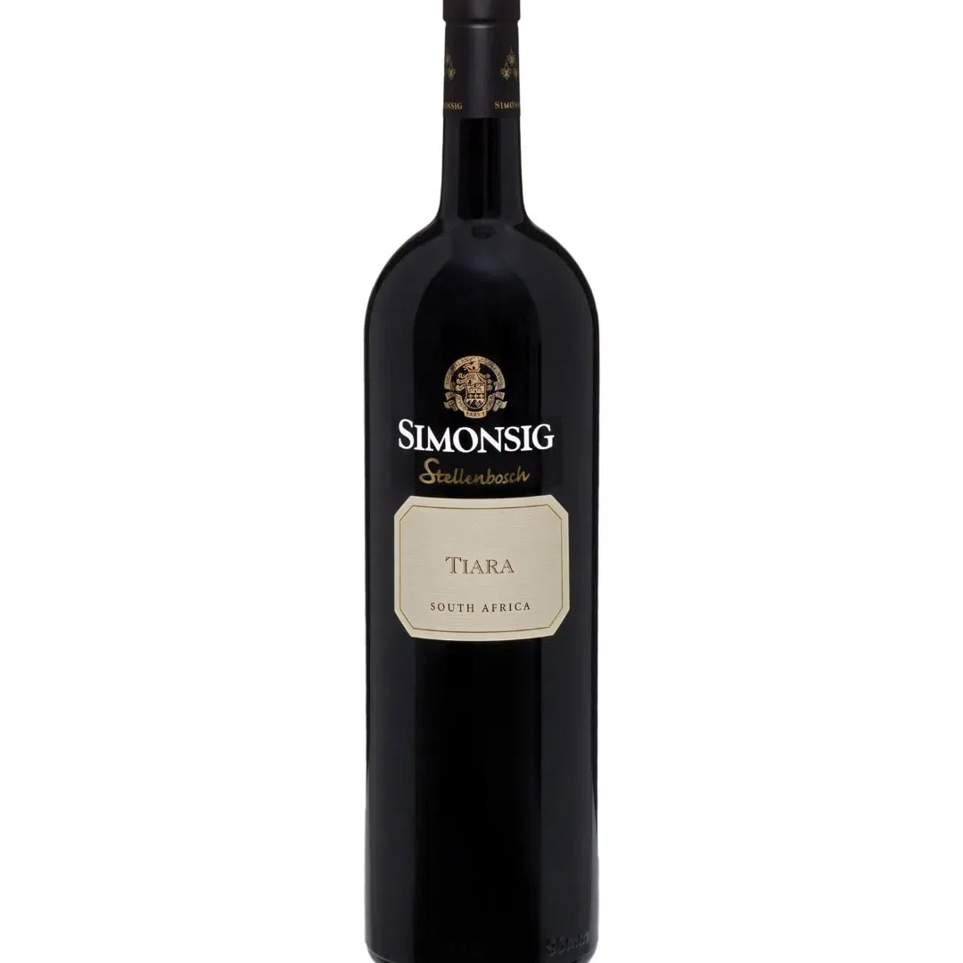 &Quot;Simonsig Tiara Red Wine Bottle From Stellenbosch, South Africa.&Quot;