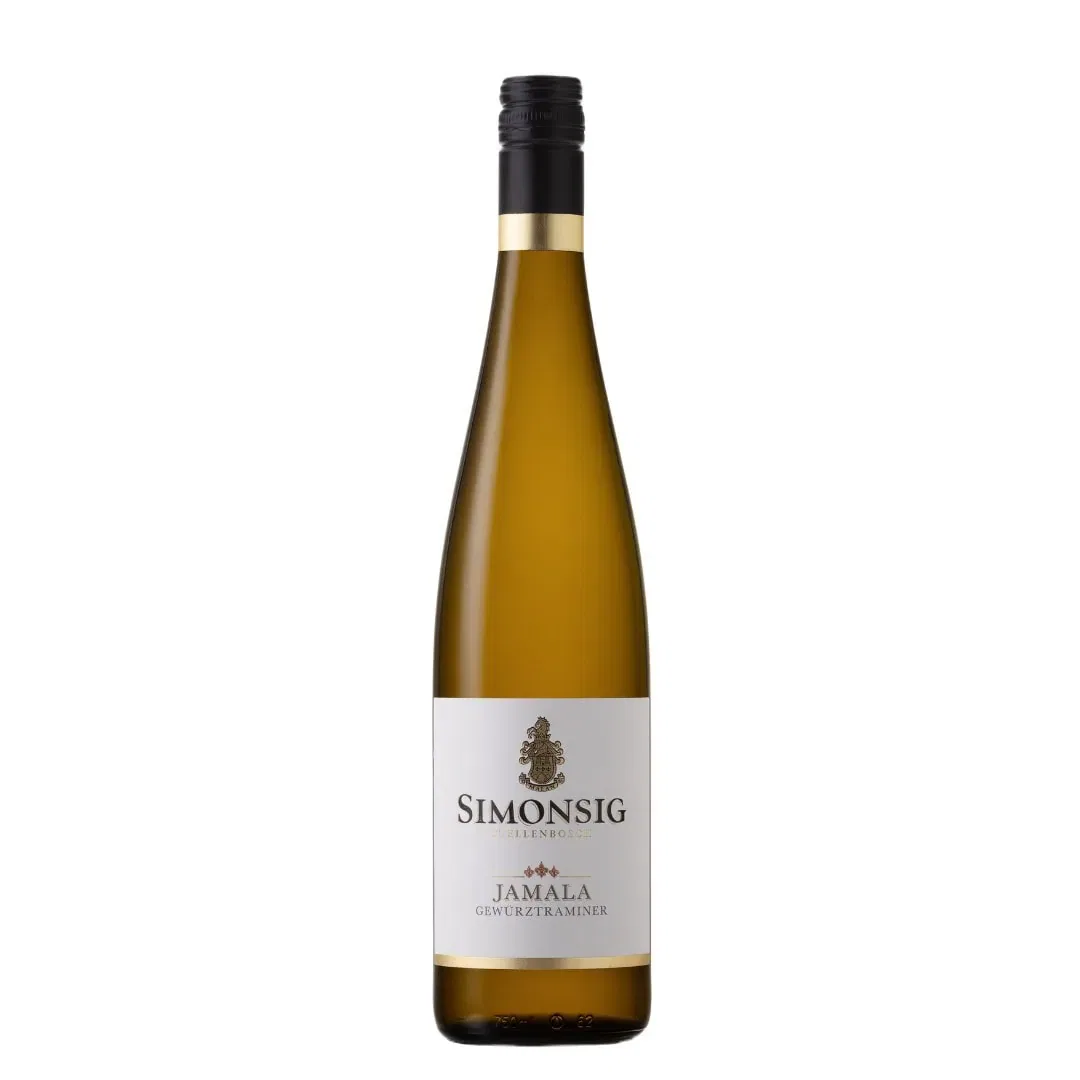 Gewürztraminer Wine From Simonsig, Stellenbosch, South Africa.