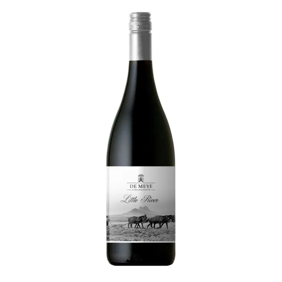 De Meye Little River Stellenbosch red wine bottle.