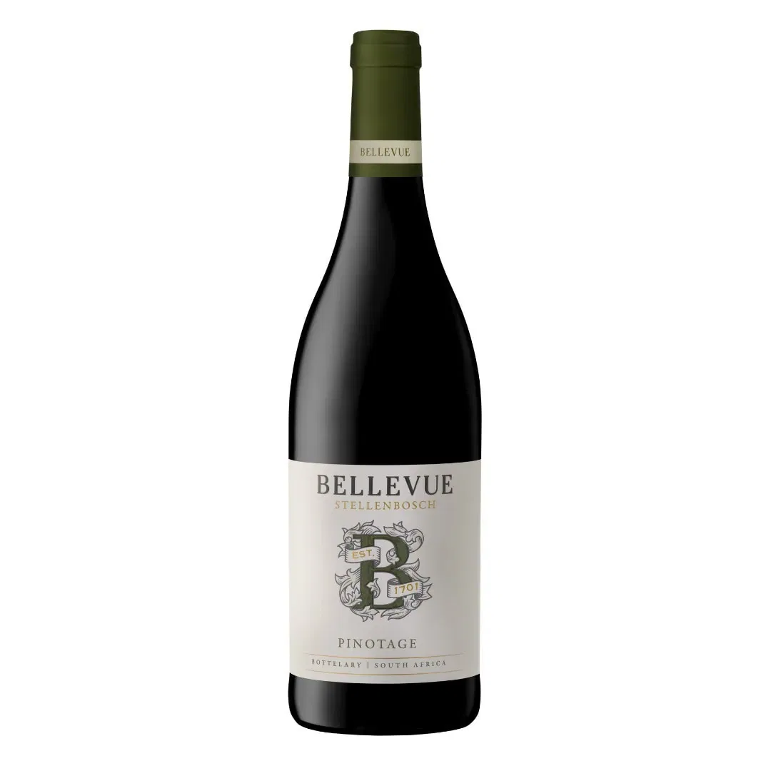 Pinotage Wine From Bellevue, Stellenbosch, South Africa.