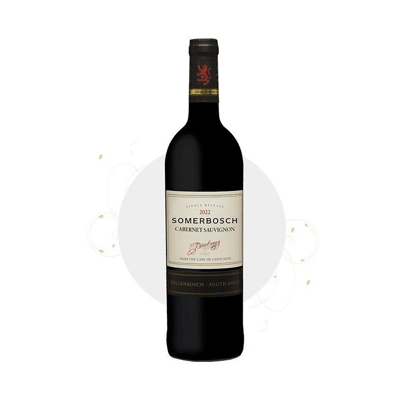 Somerbosch Single Release Cabernet Sauvignon 2022, Stellenbosch, South Africa.