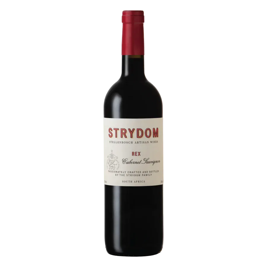 Strydom Rex Cabernet Sauvignon 2021 from Stellenbosch, South Africa.