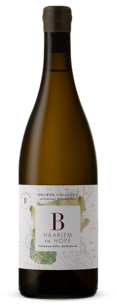 Bruwer Vintners Haarlem To Hope 2023 Premium White Blend From Polkadraai Hills Vineyards.