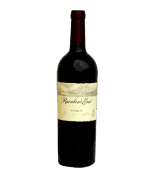 Rainbow’s End Merlot 2022 Red Wine With Dark Fruit Richness And Smooth Lingering Velvety Finish
