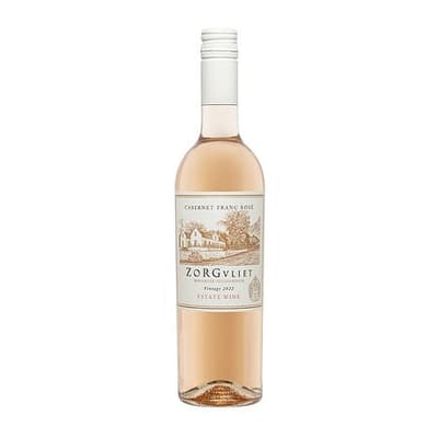 Zorgvliet Cabernet Franc Rosé from Stellenbosch, vintage 2022.