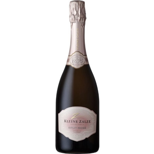 Kleine Zalze Brut Rosé Sparkling Wine From Stellenbosch.