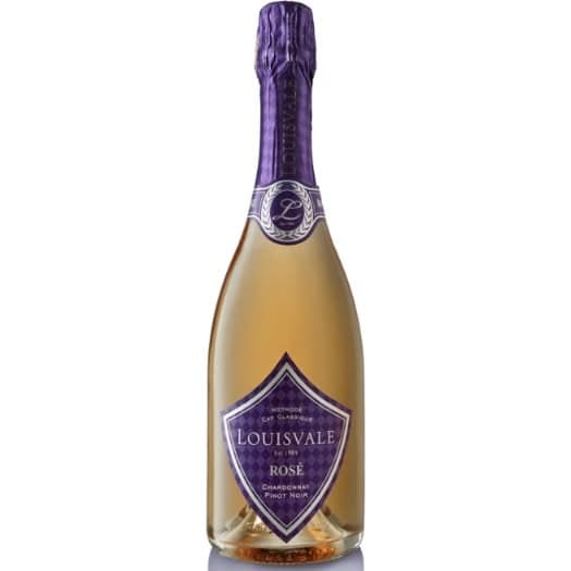 Louisvale Rosé Sparkling Wine, Crafted From Chardonnay And Pinot Noir.