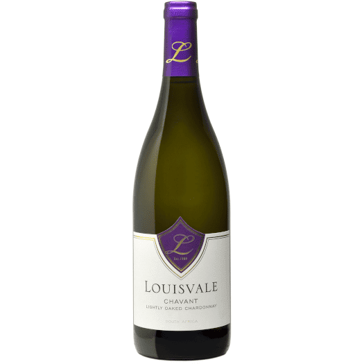 Bottle Of Louisvale Chavant 2024 With Lightly Oaked Chardonnay Texture, Ripe Peach And Smooth Citrus Freshness.