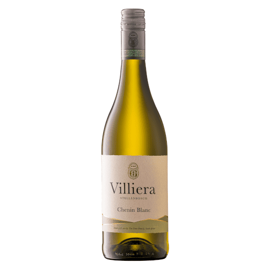 Bottle Of Villiera Chenin Blanc 2025 With Tropical Fruit Aromas, Rich Palate And Balanced Fresh Finish.