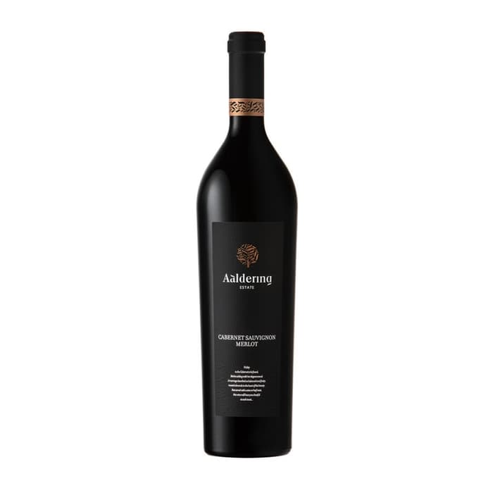 Aaldering Estate Cabernet Sauvignon Merlot bottle design.