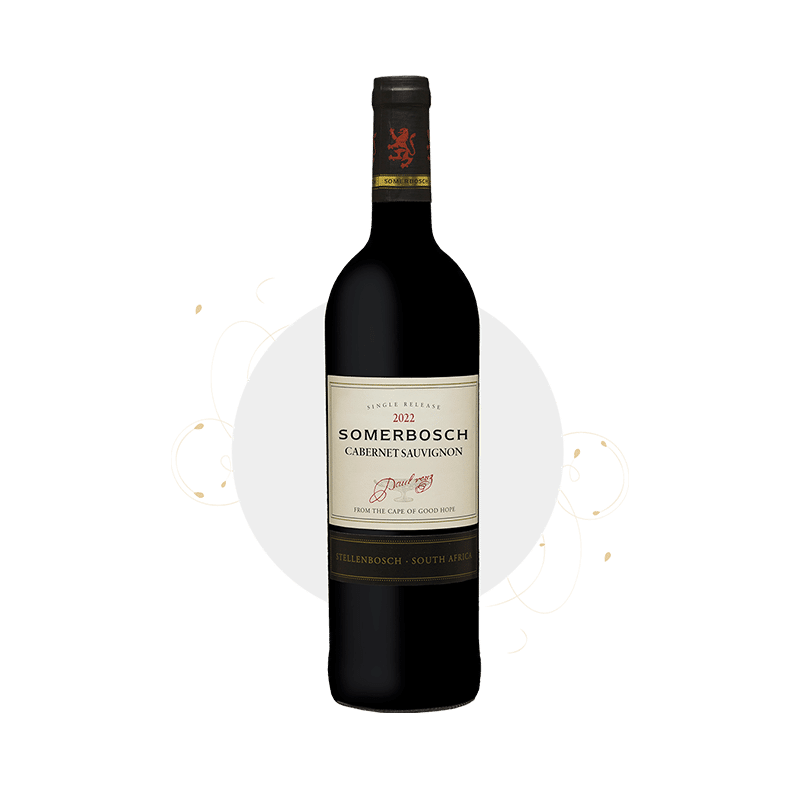 Somerbosch Single Release Cabernet Sauvignon 2022, Stellenbosch, South Africa.