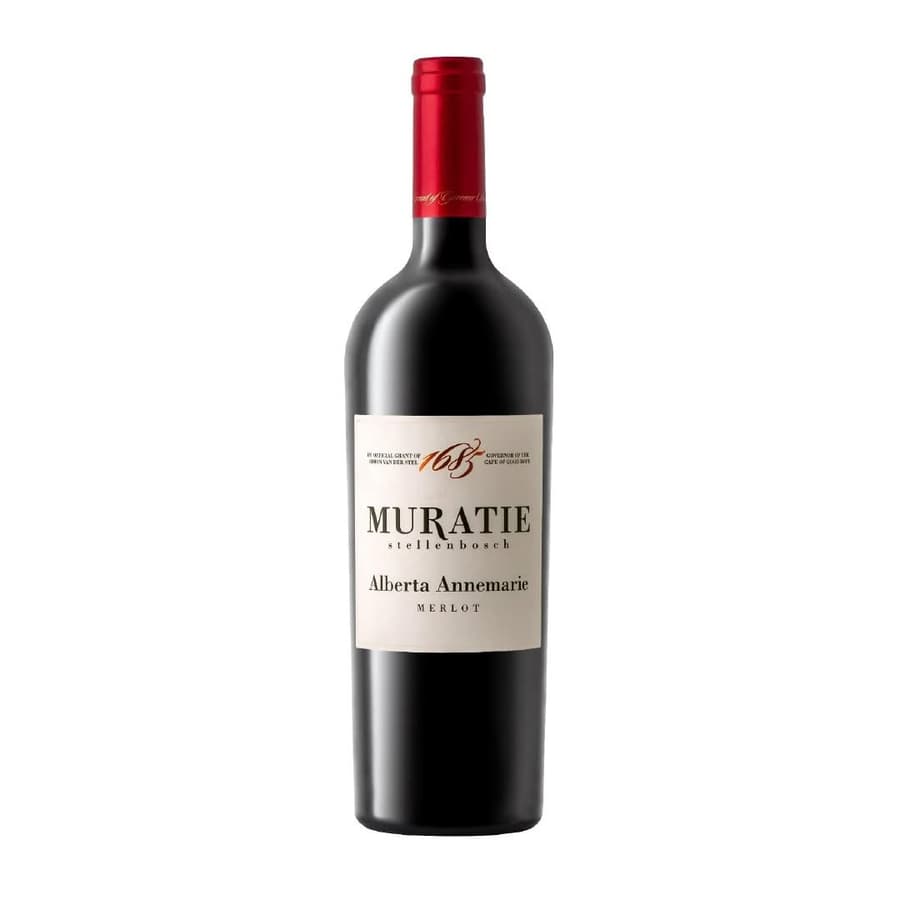 Muratie Alberta Annemarie Merlot 2018 Magnum Award-Winning South African Red Wine Bottle