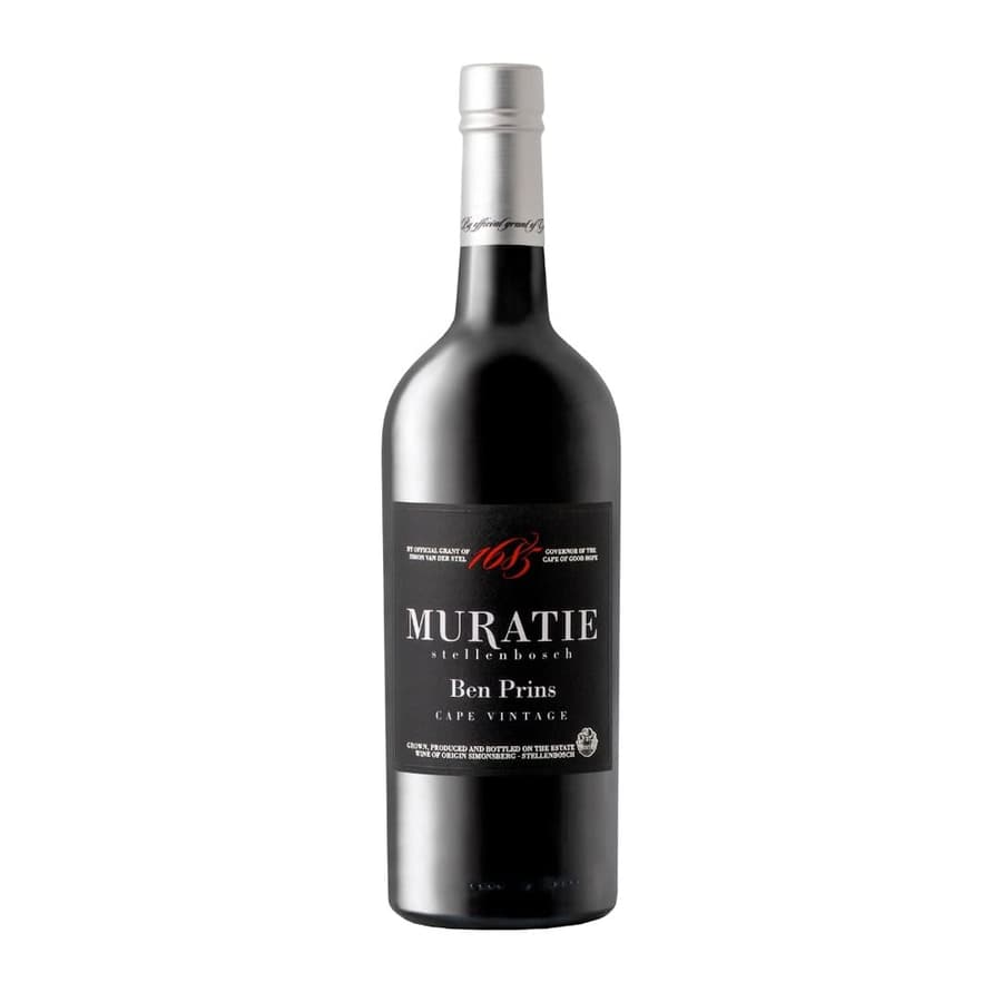 Muratie Ben Prins Cape Vintage From Stellenbosch Wine Region.